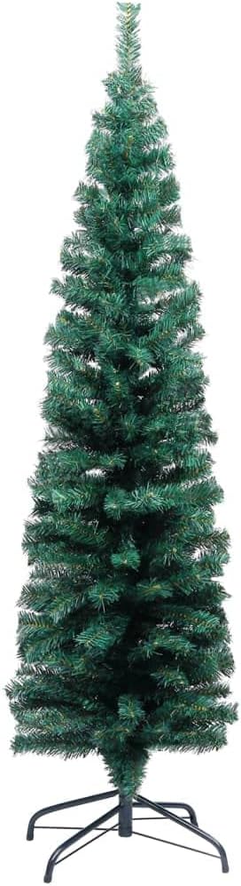 vidaXL Künstlicher Weihnachtsbaum Schlank mit Ständer Tannenbaum Christbaum Dekobaum Kunstbaum Weihn
