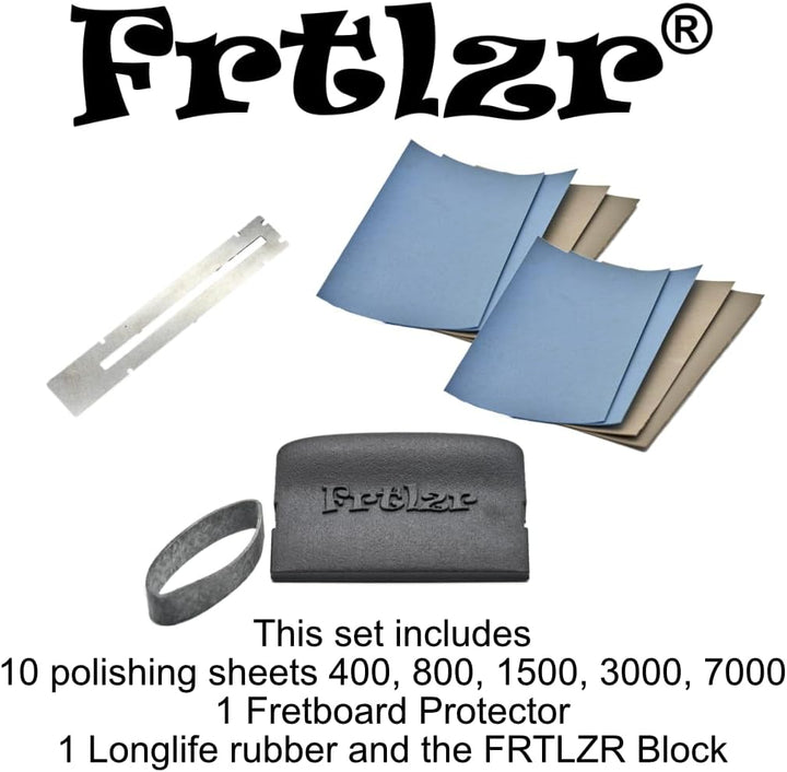Basic Gitarrenbund-Polierset, professionelles MicroMesh-System, hergestellt in Deutschland, ergonomi