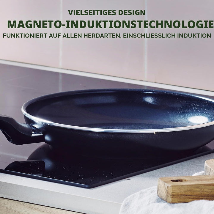 GreenPan Memphis Bratpfannen-Set (24 cm und 28 cm), gesunde keramische Antihaftbeschichtung, PFAS-fr