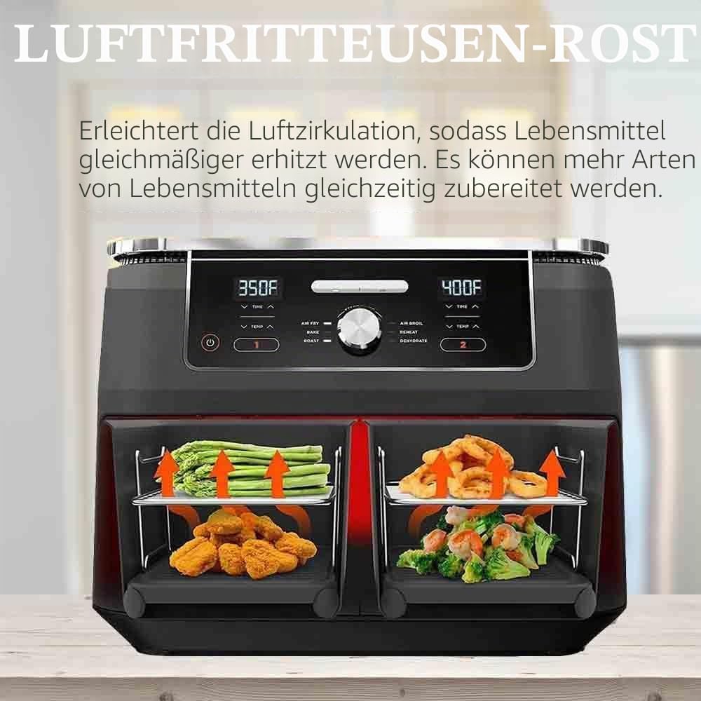 Heissluftfritteusen Zubehör,110pcs Airfryer Zubehör für Ninja Foodi Max Dual Zone Heissluftfritteuse