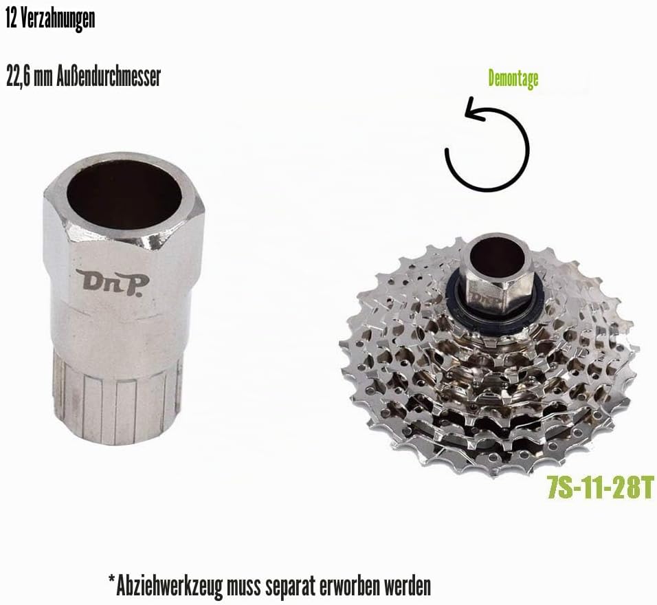 Drift Maniac E-Bike-Freilauf, 7 Gänge, 11-28/11-34T, EPOCH