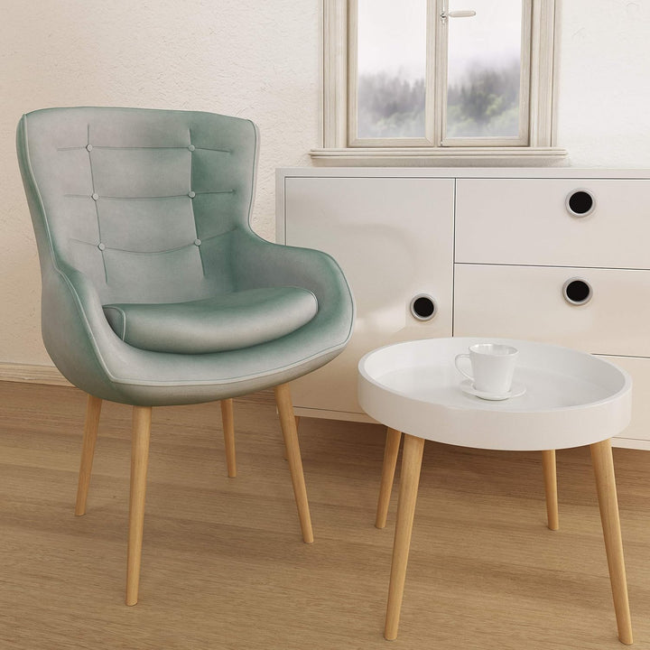 sossai® Holz-Möbelfüsse - Clif Round | Öl-Finish | Höhe: 45 cm | HMF2 | rund, konisch (schräge Ausfü