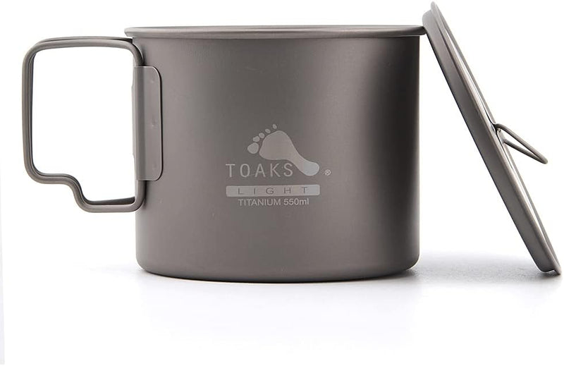 TOAKS Camping Titan Topf Becher Schale (375ml, 450ml, 550ml, 650ml, 700ml, 750ml, 900ml), Outdoor Pi