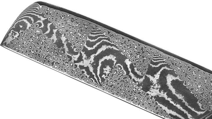 Wakoli Nitoko Damastmesser Nakiri Messer - 17 cm Klinge aus 67 Lagen echtem Damaststahl, G10 Griff,
