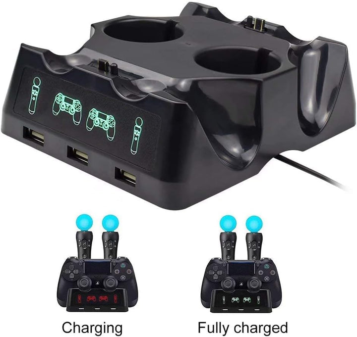 Ladegerät Dock Controller Ladegerät Ladegerät für Ps4 Move für Ps4/ps4 Move/ps4 Vr Controller Vier L