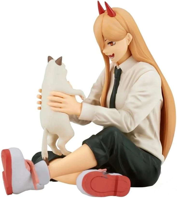 Banpresto Kettensägenmann – Power & Nyako – Figur Break Time 9 cm