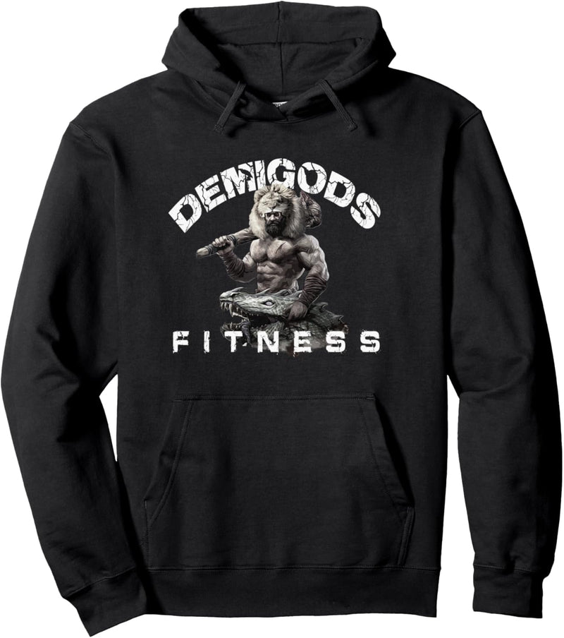 DEMIGOD FITNESS POWER GYM MOTIVATION Pullover Hoodie