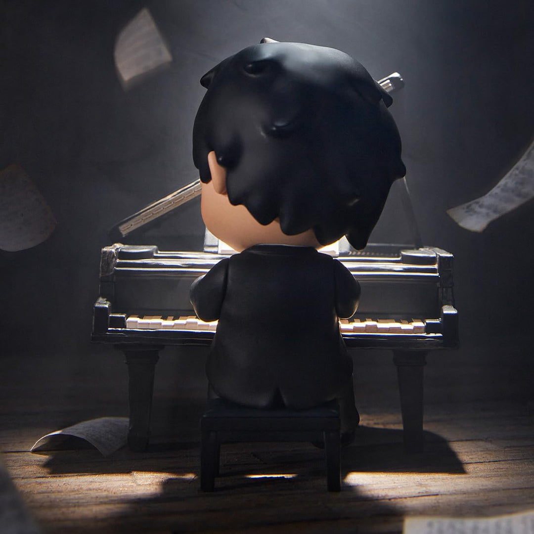 POP MART Hirono The Pianist Figure Anime Actionfiguren Sammelfiguren Sammler Kunstspielzeug Spielzeu