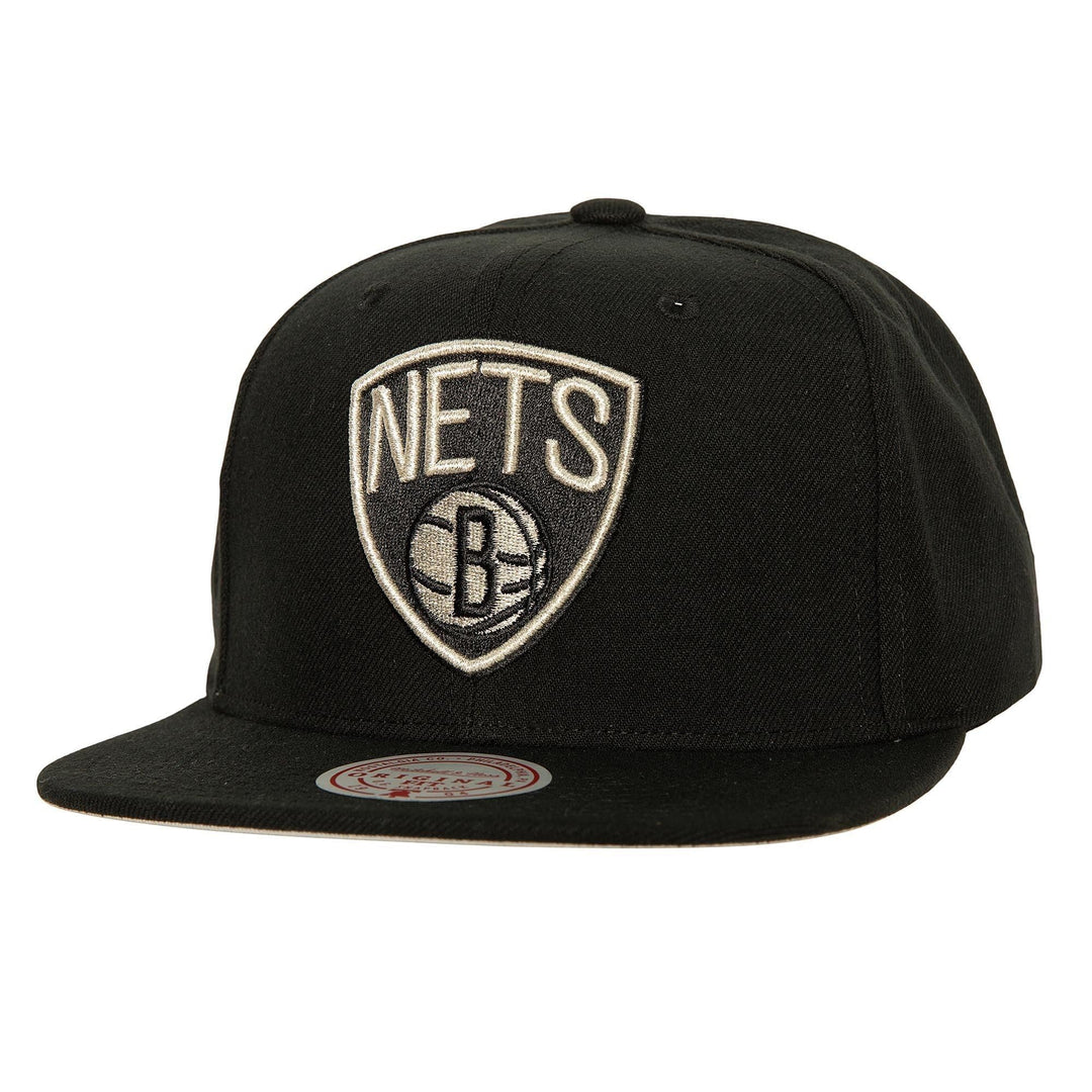 Mitchell & Ness Snapback Kappe Basecap Basketball Eishockey verstellbar Einheitsgrösse #1-nets-black