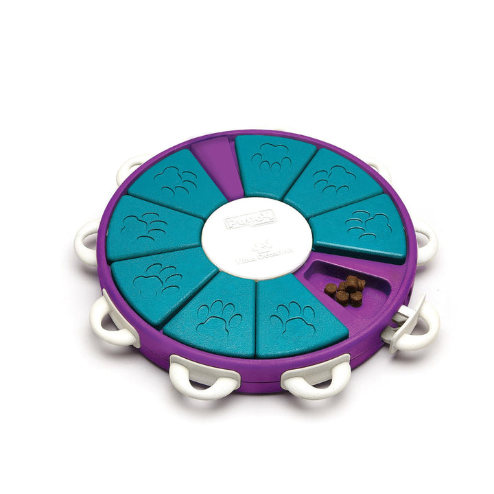 Outward Hound by Nina Ottosson Dog Twister Treat Puzzle Enrichment Toy, Level 3 Advanced, Purple, Do