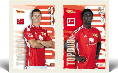 Topps Bundesliga Stickers 23/24 - Displaybox - 36 Päckchen pro Display Box (252 Sticker)