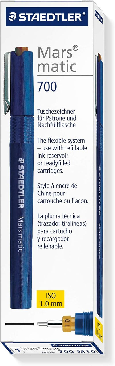 STAEDTLER 700 M Mars matic Tuschezeichner, blau, 1,0mm, 1,0mm