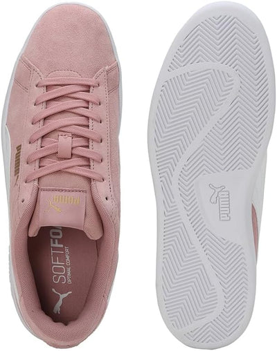 PUMA Unisex Smash 3.0 Sneaker 37.5 EU Future Pink Puma White Puma Gold, 37.5 EU Future Pink Puma Whi