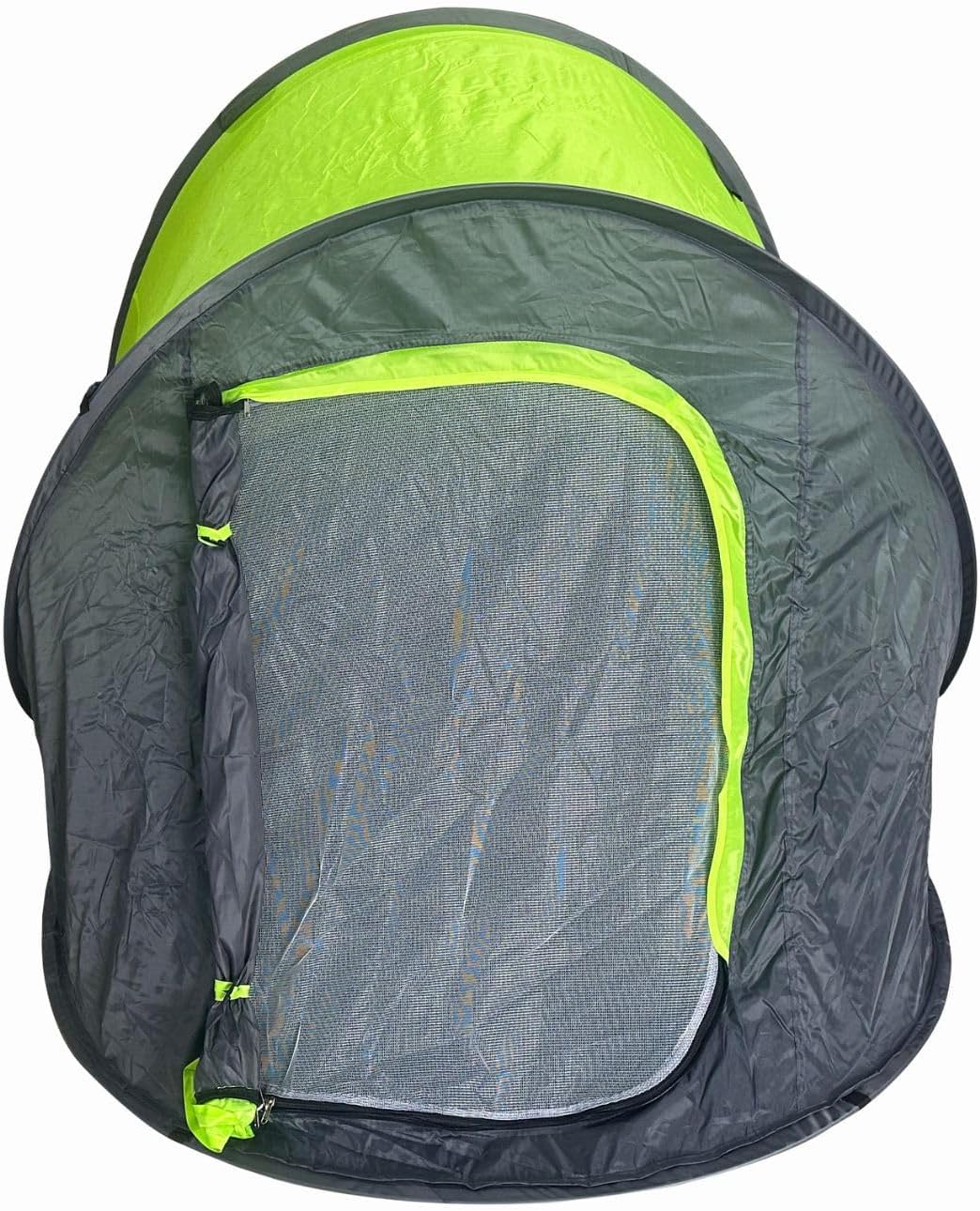 Pop Up Wurfzelt für 2 Personen blau grün Outdoor Campingzelt Trekking Festival, Grün
