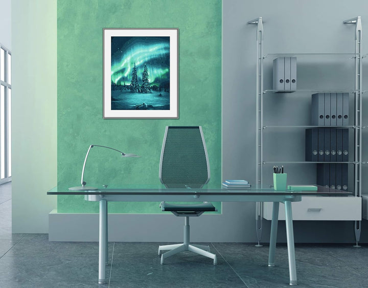 Schipper 609130813 Malen nach Zahlen - Polarlichter - Bilder malen für Erwachsene, inklusive Pinsel