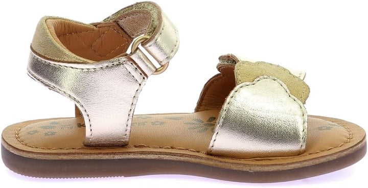 Kickers Mädchen Dyastar Sandale, Helles Gold