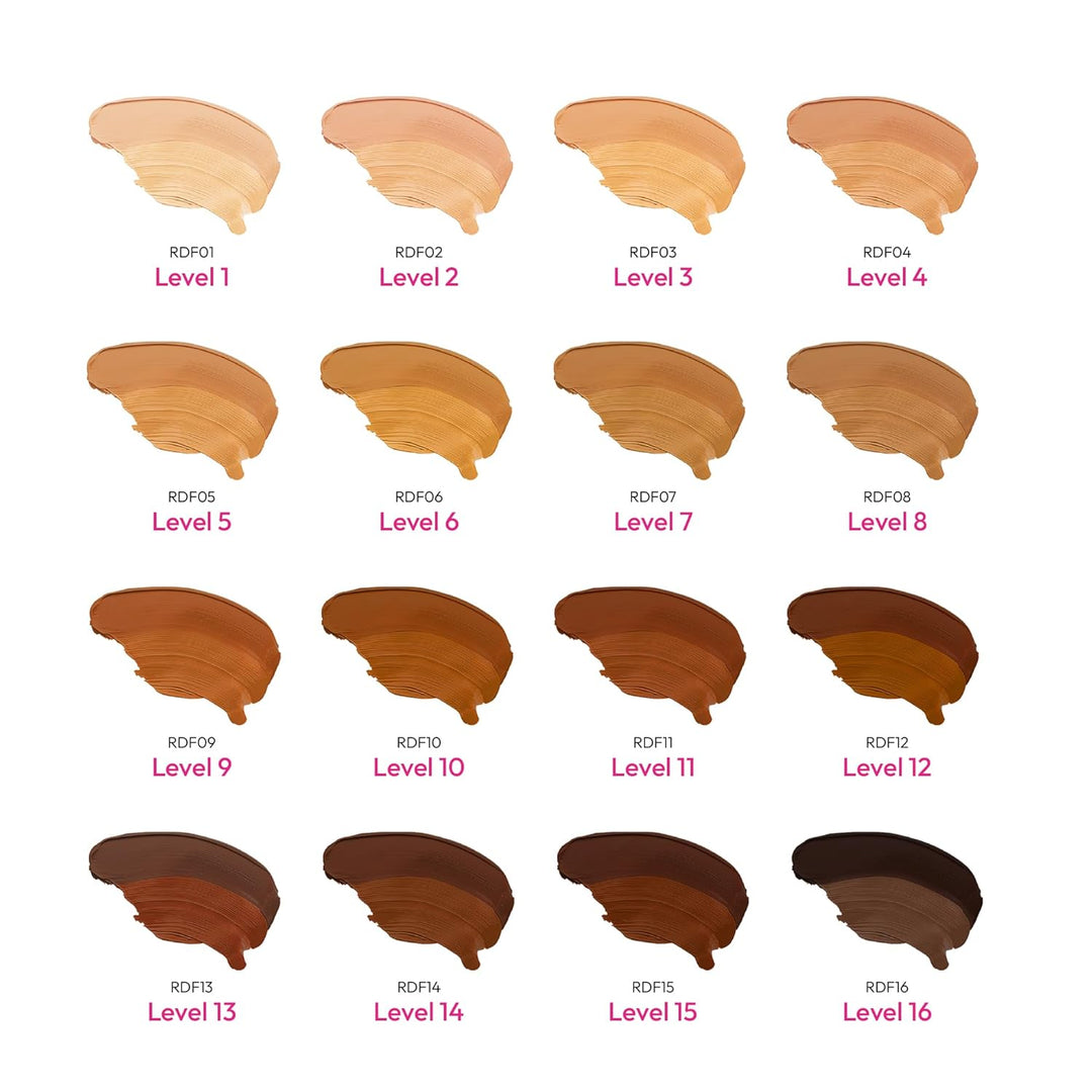 3D FACE CREATOR (RDF16) - Ruby Kisses HD 2 Color Foundation + Concealer by Ruby Kisses