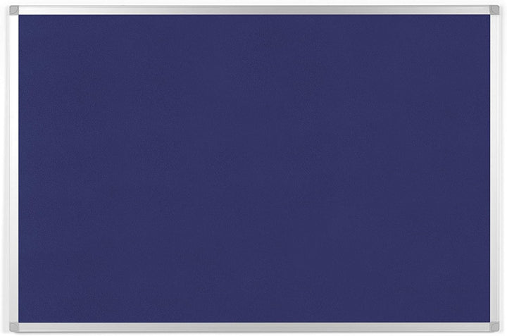 BoardsPlus - Pinnwand - 90 x 60 cm - Blauem Filztafel mit Aluminiumrahmen, 90 x 60 cm