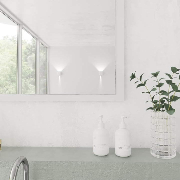 Vicco Badezimmerspiegel Emma, Weiss, 45 x 60 cm, Spiegel