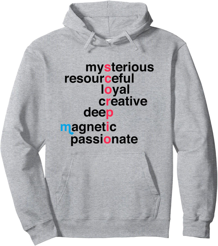 Sternzeichen Skorpion Sternzeichen Persönlichkeit Eigenschaften Geburtstag Skorpion Pullover Hoodie