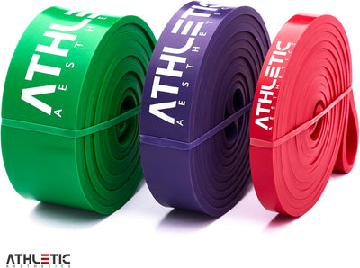 ATHLETIC AESTHETICS Premium Resistance Bands - Widerstandsbänder (als Fitnessband und Fitnessbänder