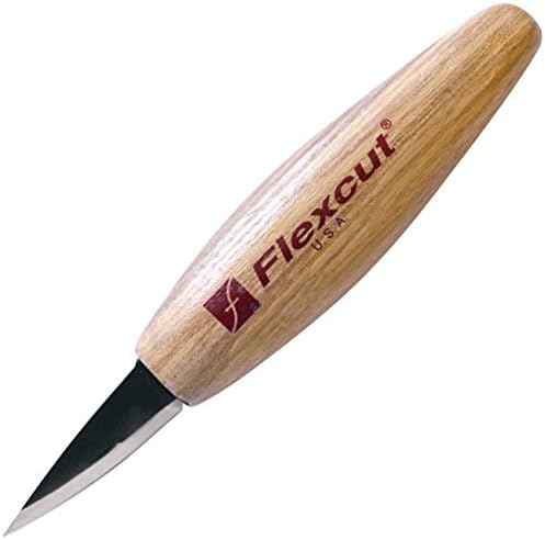 FLEXCUT Carving Knife Spitz zulaufendes Detailmesser, 3,5 cm, Spitz zulaufendes Detailmesser, 3,5 cm