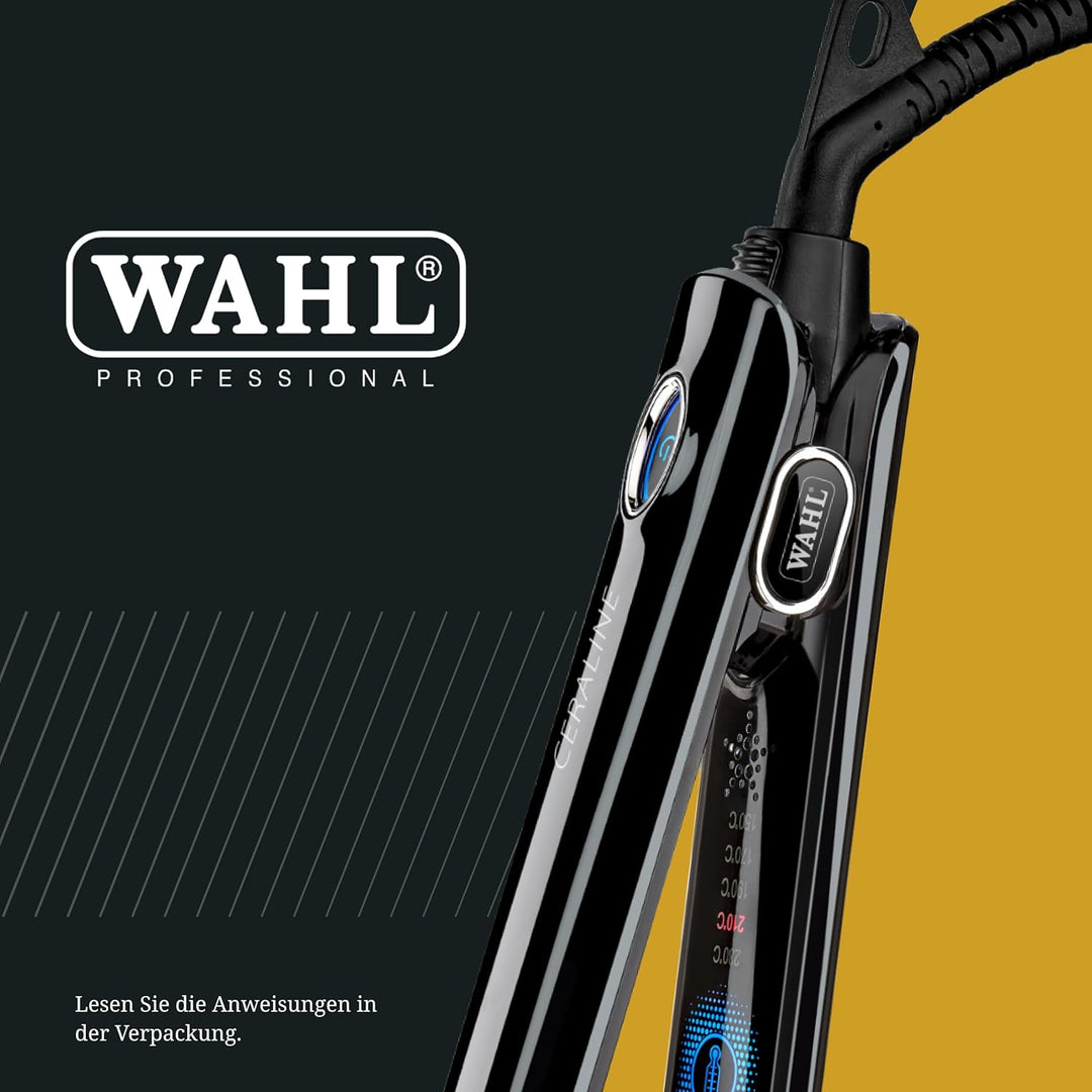 Wahl Ceraline - Premium-Keramik-Turmalin-Glätteisen mit Touch-Display - Gesundes Haar, Seidiger Glan