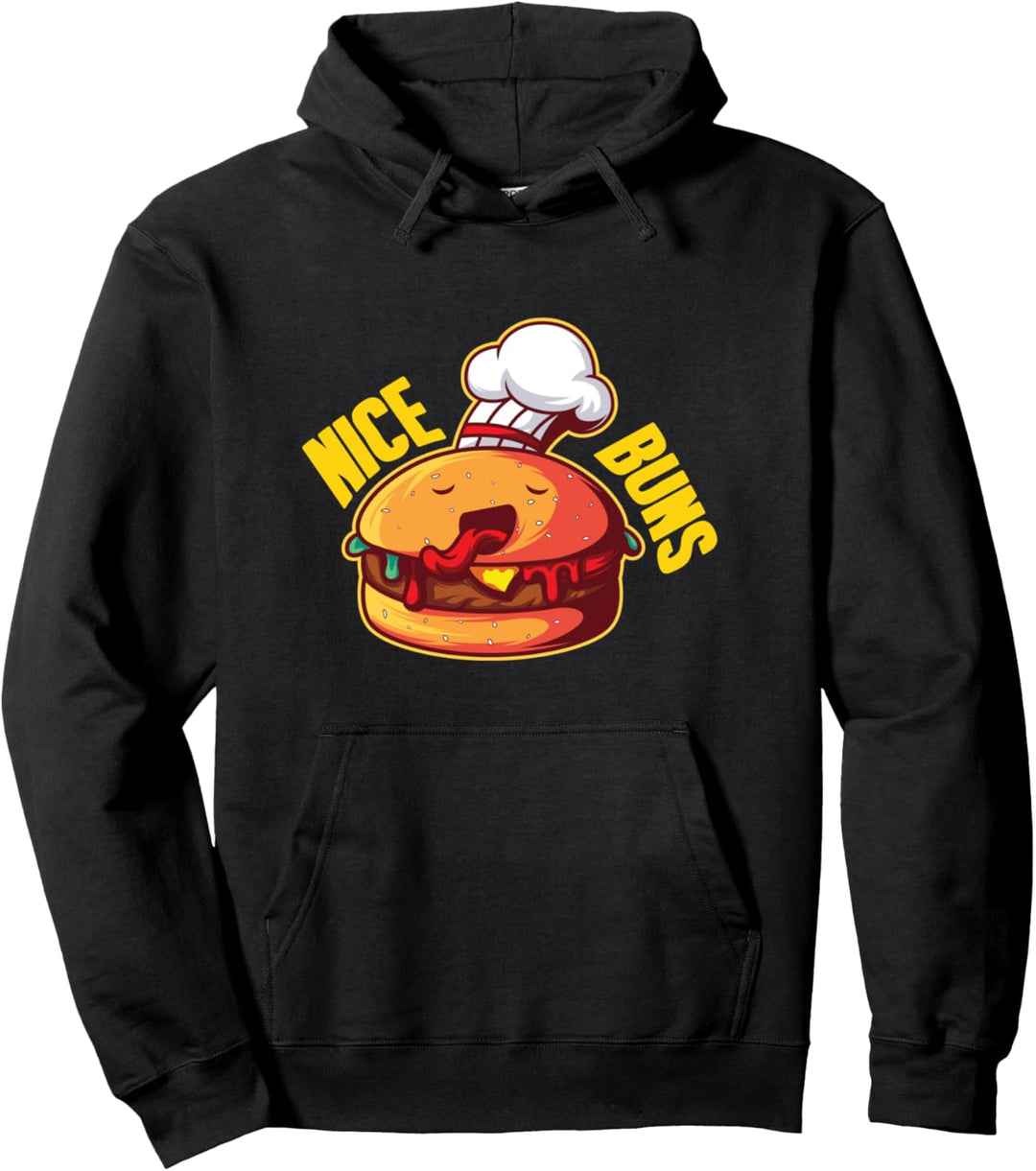Burger Hamburger BBQ Fleisch - Cheeseburger Pullover Hoodie