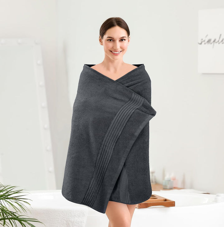 Utopia Towels - 4er-Pack Badetücher Set Premium 100% ringgesponnene Baumwolle 69 x 137 cm Handtücher
