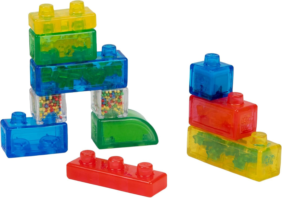Jelly BLOX - Newbie Kit, Bauspielzeug ab 2 Jahren, mit 11 Sensorische Bausteine, Konstruktion Spielz