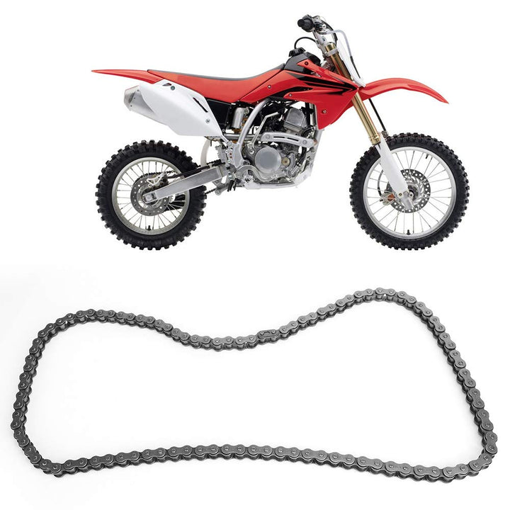 Qiilu 420 102 Motorrad Link Chain, Motorradkette Fit für 90 110 125ccm Dirt Bike ATV Quad TaoTao SUN