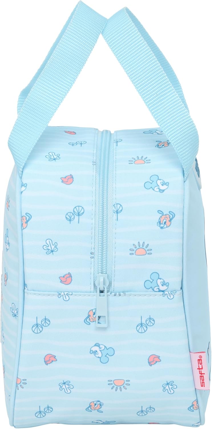 safta MICKEY MOUSE BABY - Lunchtasche, hochwertig und robust, für Mahlzeiten, Freizeit, 19 x 14 x 22
