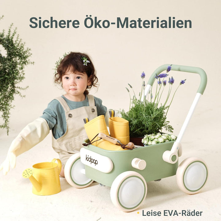 Kidpop PULA Schiebewagen für Babys, Balance-Lauflernwagen für Jungen &amp; Mädchen, ab 7 Monaten bis 3 J
