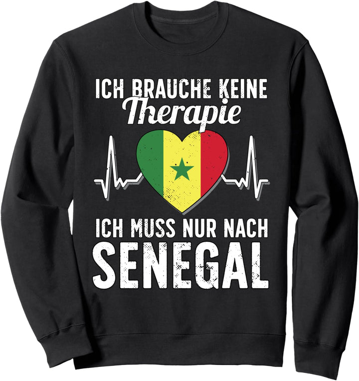 Senegalesische Flagge I Senegal Urlaub I Senegal Sweatshirt