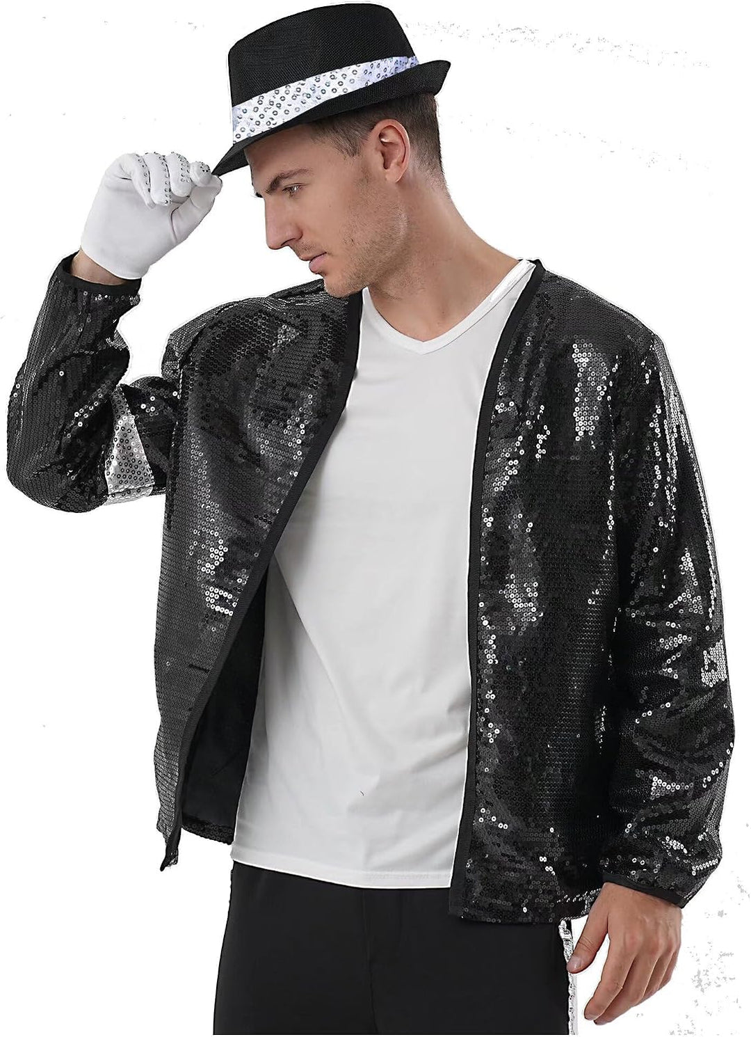 Kostuime Pailetten Lose Anzugjacken fur Erwachsene Kinder WeihnachtenHalloween Cosplay Rollenspiel P