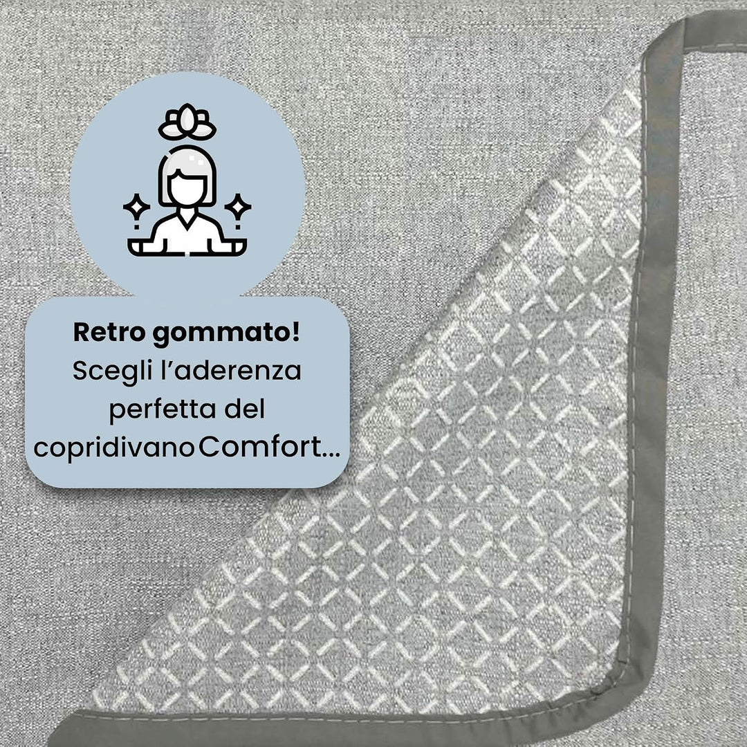 Komfort-Antigleiten-Sofa-Decke,1 Platz, grau 1 Platz Grau, 1 Platz Grau