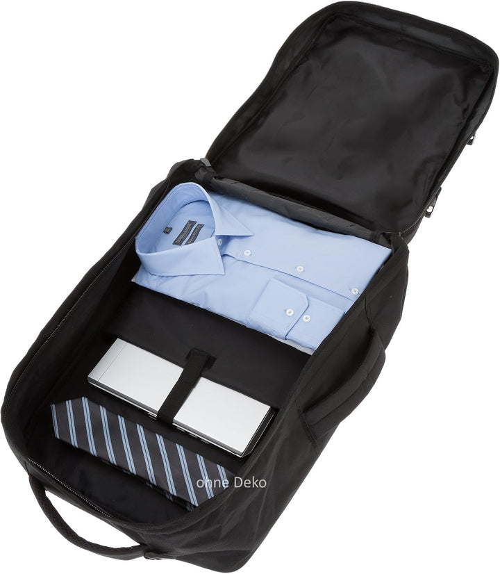 BESTWAY Cabin 40223 Retro Reiserucksack Kabinenrucksack Leichtgepäck Rucksack + Koffergurt, Blau 530