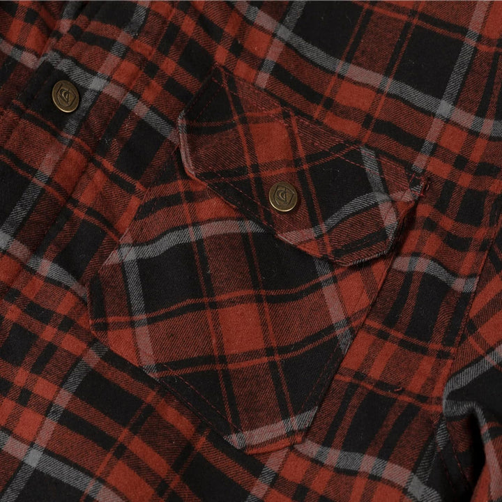 Coevals Club Herren Flanell Jacke Hemd Sherpa Holzfällerhemd Flanellhemd Langarm Kariertes Druckknöp