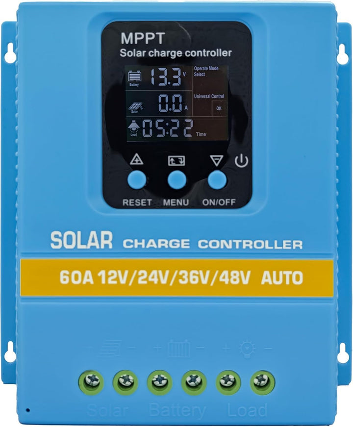 MPPT Solarladegerät 60A / 80A / 100A wählbar, Dual USB & 3-Stufen-Schutz für Strassenlaternen / Heim