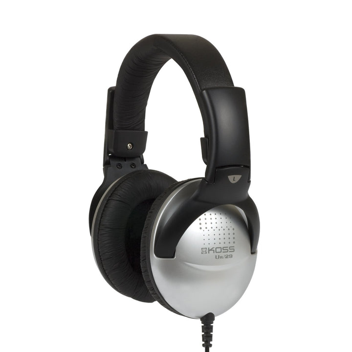 Koss UR29 Over-Ear Faltbarer Kopfhörer mit Drehbaren Ohrmuscheln Kompatibel mit iOS und Android Smar