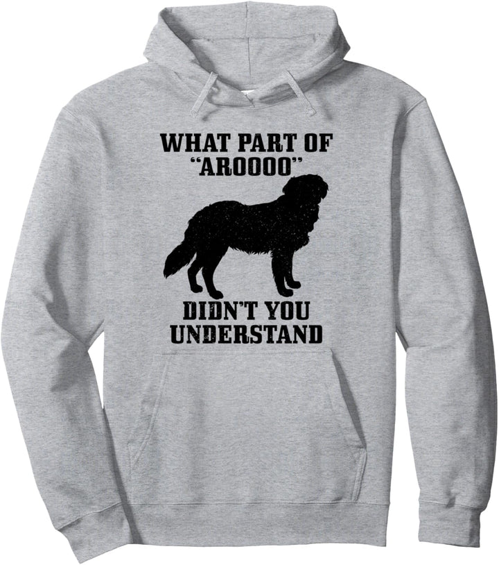Golden Retriever What Part Of Aroooo Lustiger Hund Mama Papa Pullover Hoodie