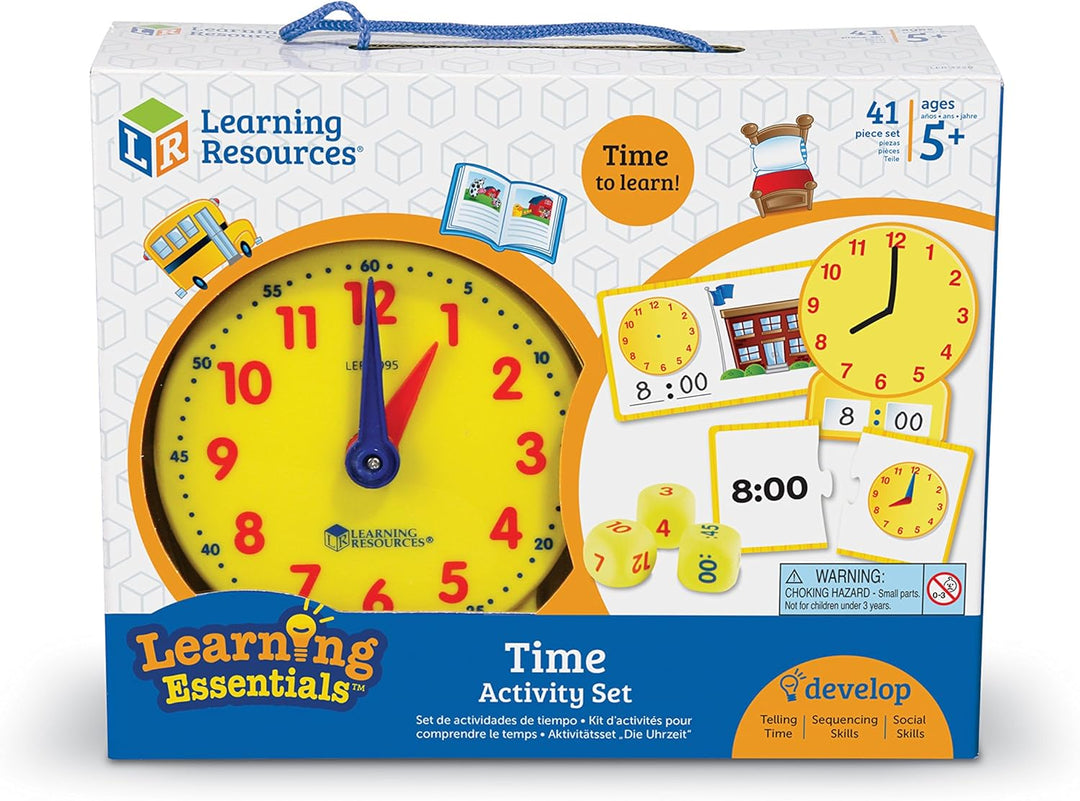 Learning Resources Spielset „Zeit“ Time Activity Set, Time Activity Set