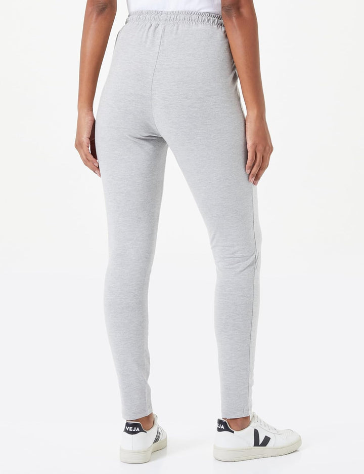 KAFFE Casual Hose Linda Damen Hose Casual Pants lang Jogginghose Freizeithose M Light Grey Melange,