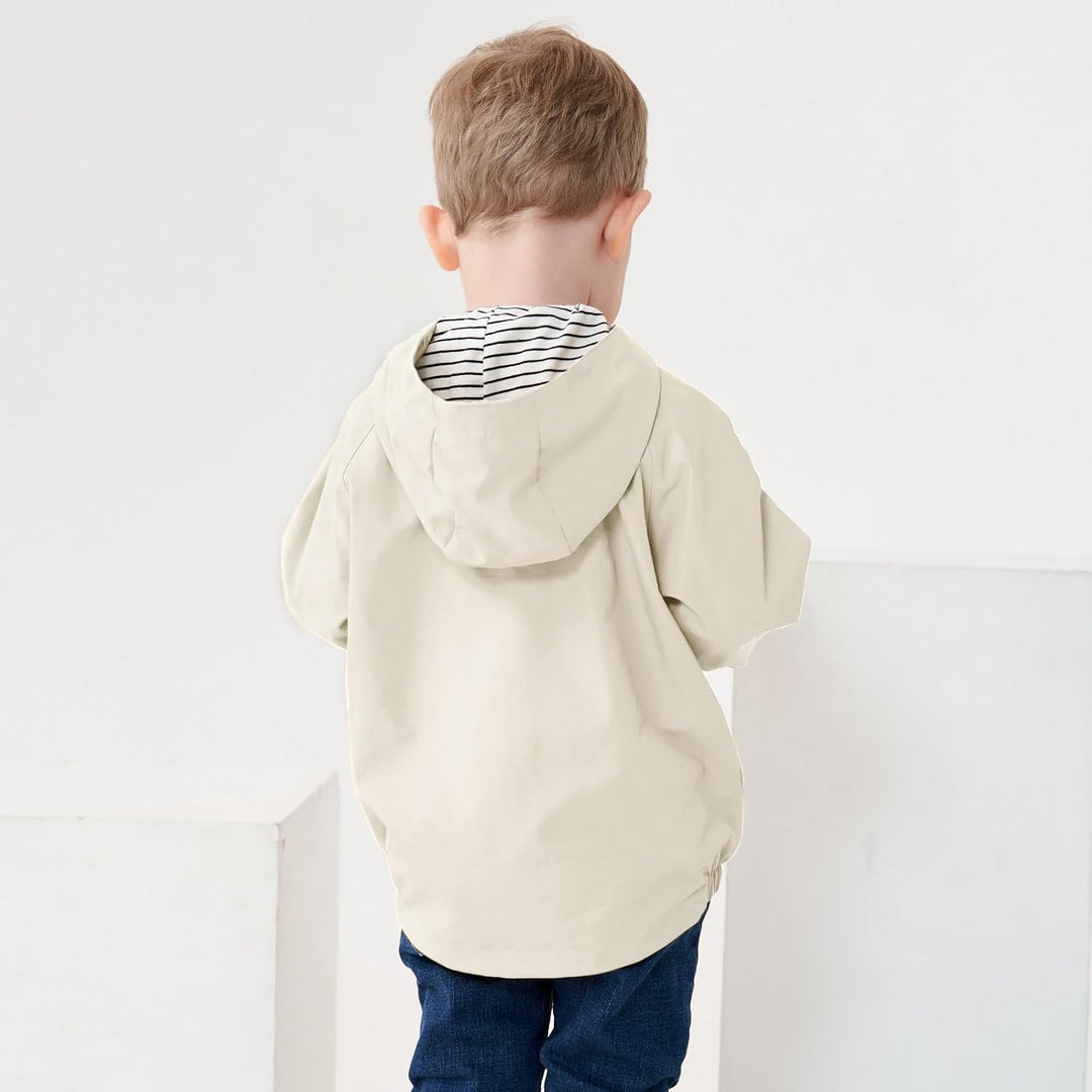 Volunboy Baby Kapuzen Jackets, Jungen Langarm Winddicht Mantel Cartoon Aufdruck Jacken 2-3 Jahre Apr