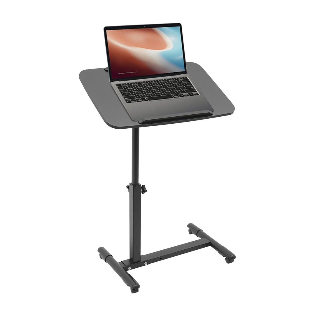 Nachttisch,Betttisch auf Rollen Höhenverstellbar,Verstellbarer Betttisch für Krankenhaus und Heim,Ro