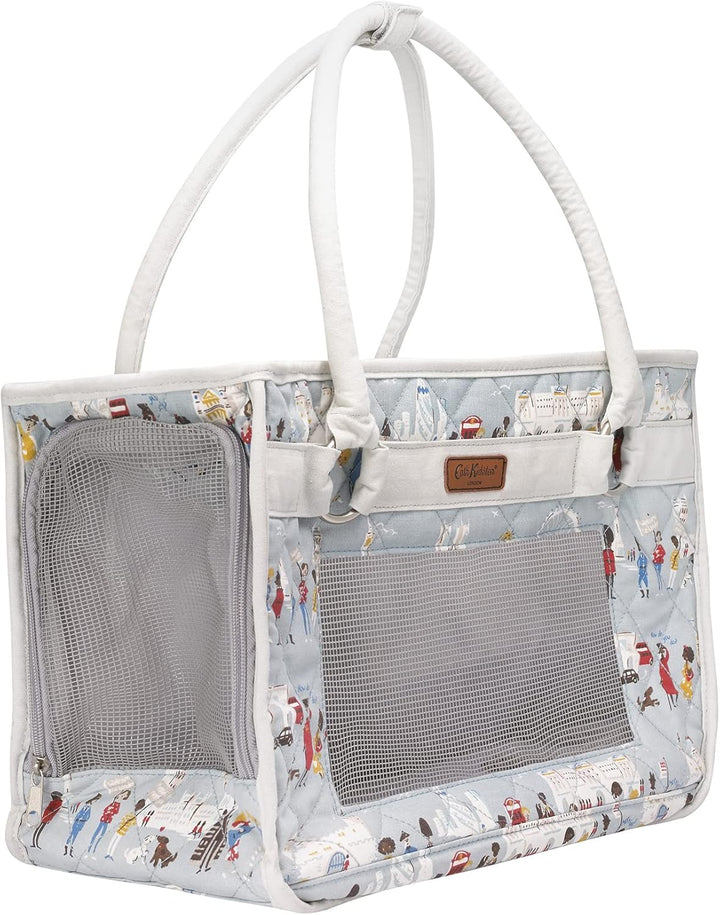 Cath Kidston Tragetasche für Haustiere, Hunde/Katzen, Stoff, London-Aufdruck