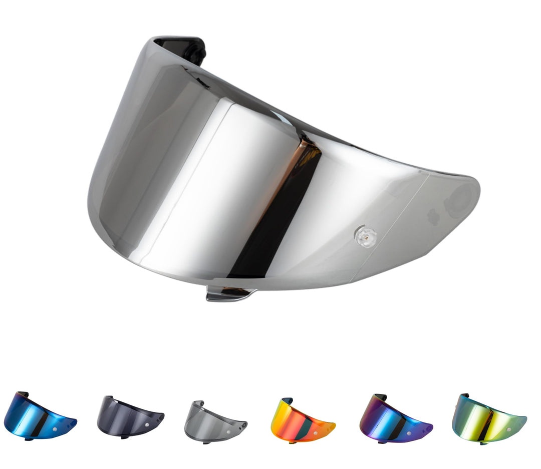 Generisch Visier für Suomy Stellar Speedstar Track-1 TX-Pro (Silber), Silber