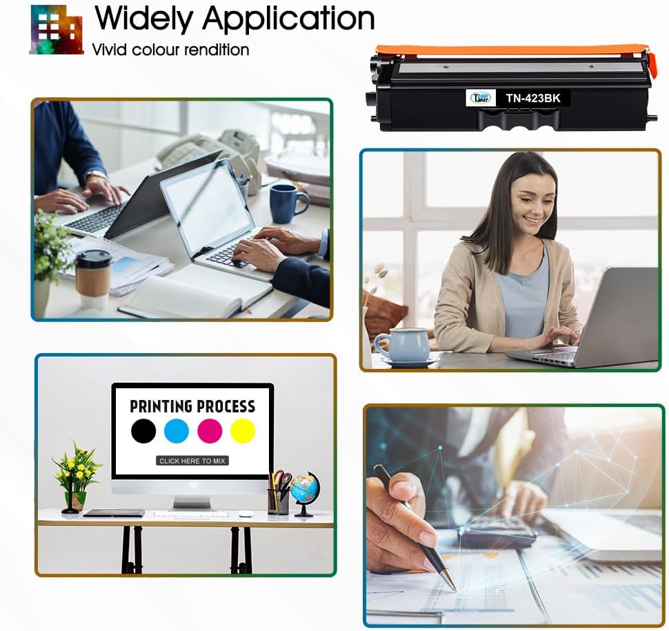Cool Toner TN423 Kompatibel Tonerkartusche als Ersatz für Brother TN-423 TN-423BK TN-421 MFC-L8690CD