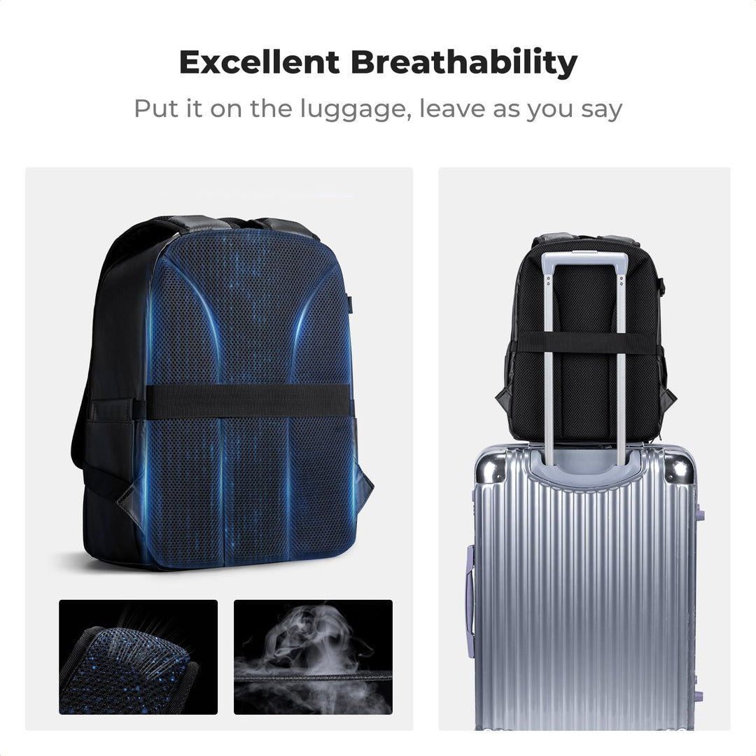 K&F CONCEPT Kamerarucksack Fotorucksack Kompakt & Leicht mit Regenschutz, Camera Backpack für Spiege