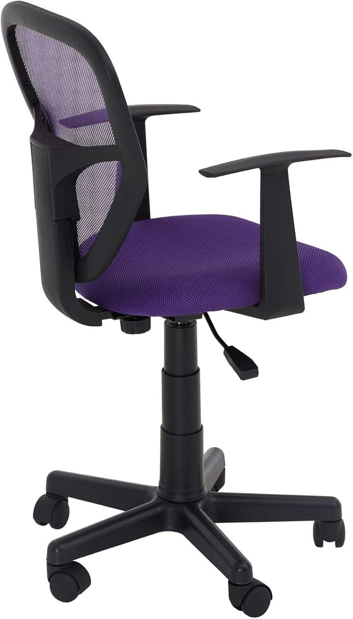 CARO-Möbel Kinderdrehstuhl Studio - Ergonomischer Schreibtischstuhl mit Armlehnen, Verstellbar, Lila
